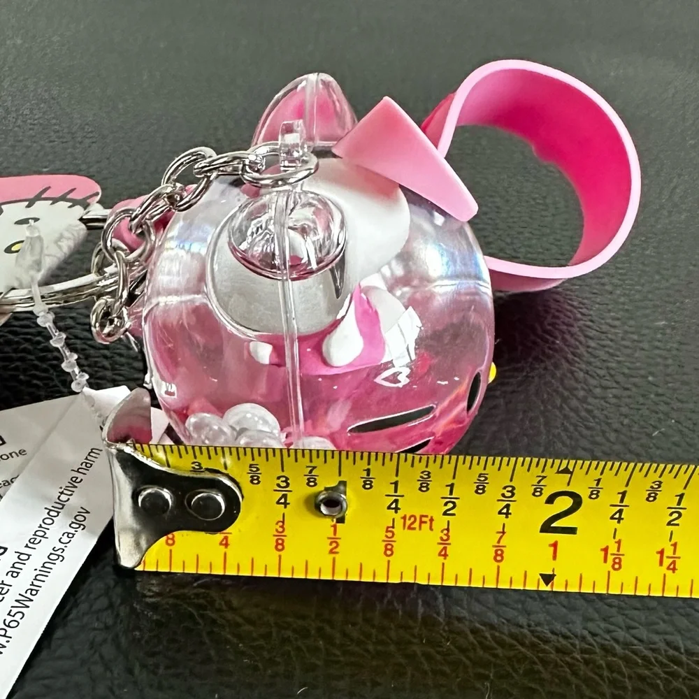Hello Kitty Floating Kitty Liquid Key Chain